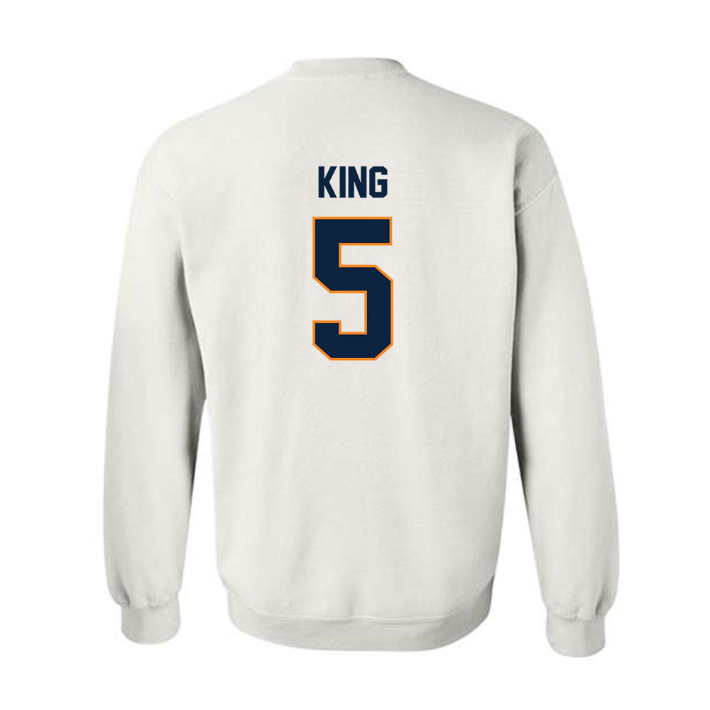 UT Martin - NCAA Men's Basketball : Damien King - Classic Fashion Shersey Crewneck Sweatshirt-1