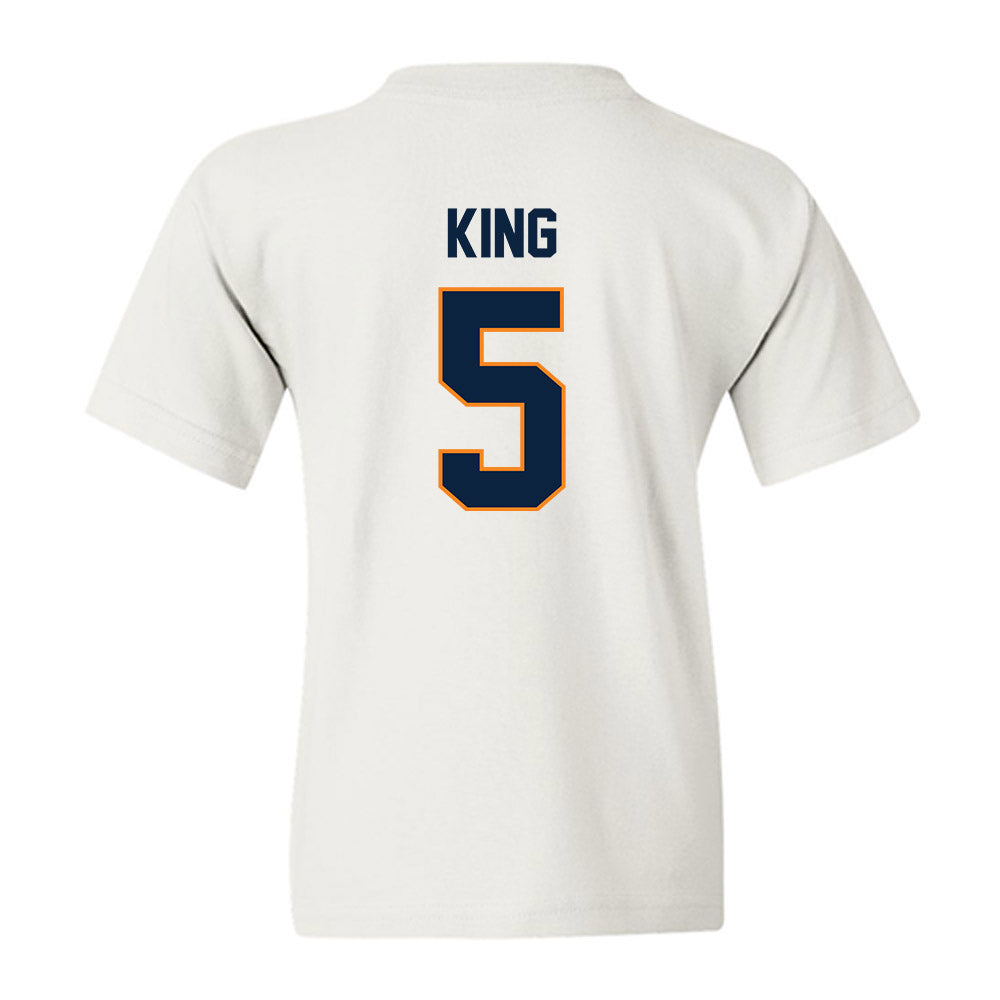 UT Martin - NCAA Men's Basketball : Damien King - Classic Fashion Shersey Youth T-Shirt-1
