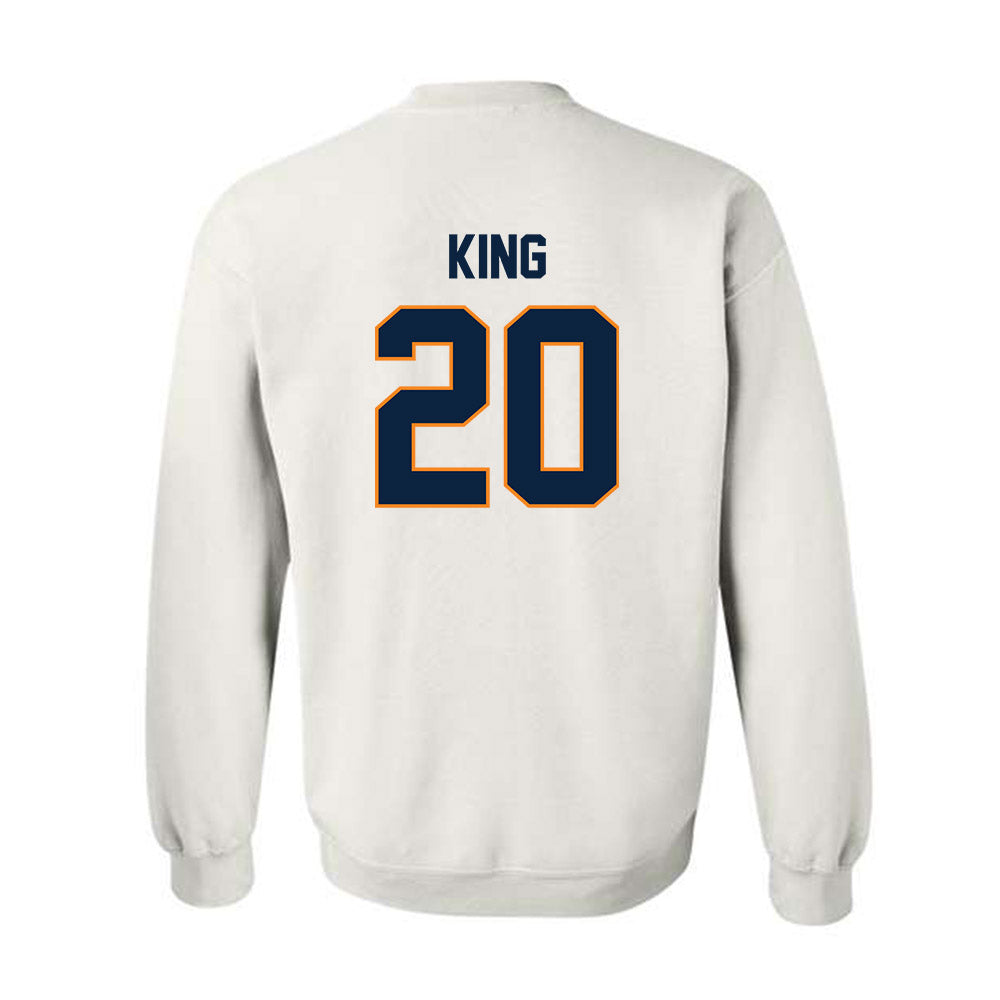 UT Martin - NCAA Baseball : Brandon King - Classic Fashion Shersey Crewneck Sweatshirt-1
