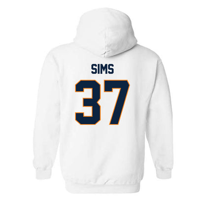 UT Martin - NCAA Football : Brandon Sims - Classic Fashion Shersey Hooded Sweatshirt-1