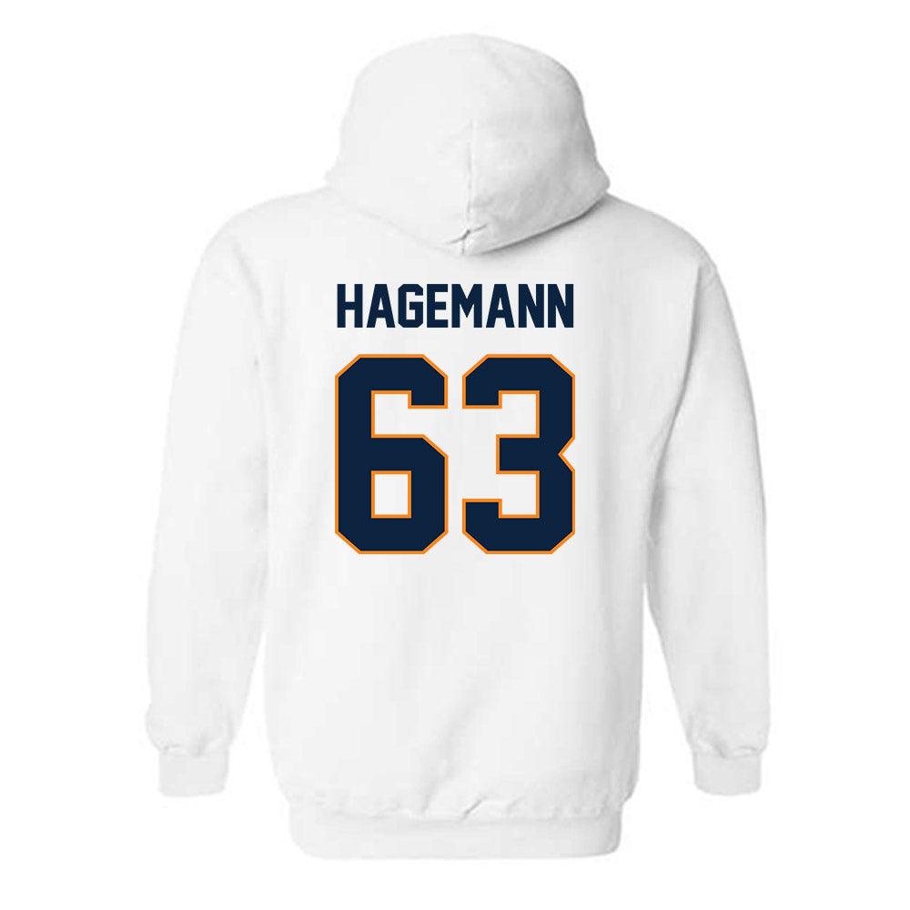 UT Martin - NCAA Football : Matt Hagemann - Classic Fashion Shersey Hooded Sweatshirt-1