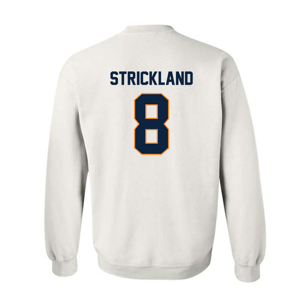 UT Martin - NCAA Baseball : Bo Strickland - Classic Fashion Shersey Crewneck Sweatshirt-1