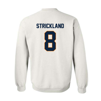 UT Martin - NCAA Baseball : Bo Strickland - Classic Fashion Shersey Crewneck Sweatshirt-1