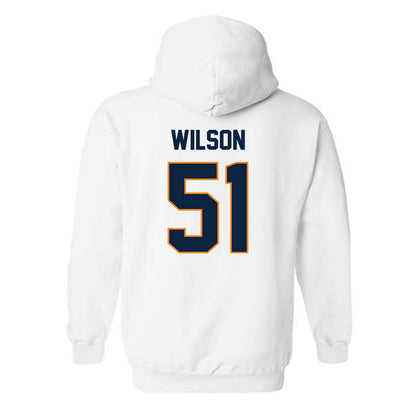 UT Martin - NCAA Football : Chris Wilson - Classic Fashion Shersey Hooded Sweatshirt-1