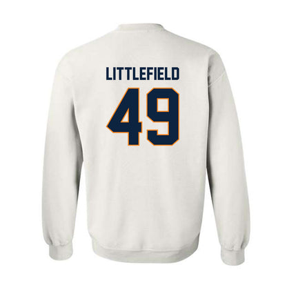 UT Martin - NCAA Football : Connon Littlefield - Classic Fashion Shersey Crewneck Sweatshirt-1