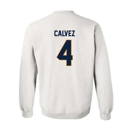 UT Martin - NCAA Football : Julian Calvez - Classic Fashion Shersey Crewneck Sweatshirt-1