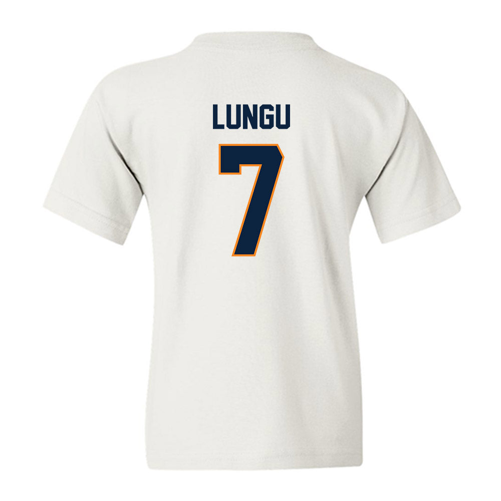 UT Martin - NCAA Men's Basketball : Dragos Lungu - Classic Fashion Shersey Youth T-Shirt-1