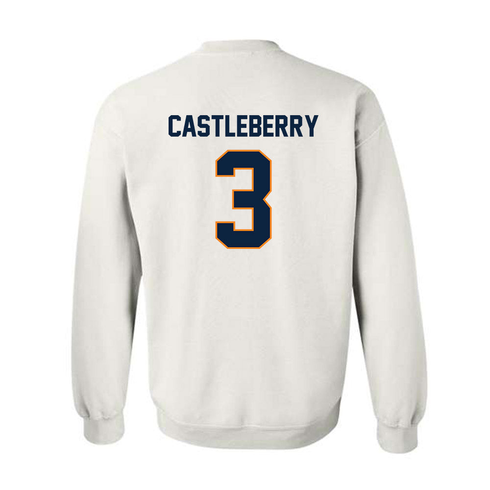 UT Martin - NCAA Football : Joel Castleberry - Classic Fashion Shersey Crewneck Sweatshirt-1