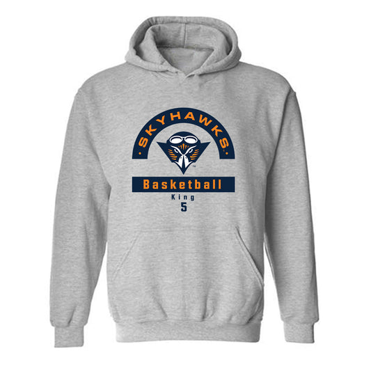 UT Martin - NCAA Men's Basketball : Damien King - Classic Fashion Shersey Hooded Sweatshirt-0