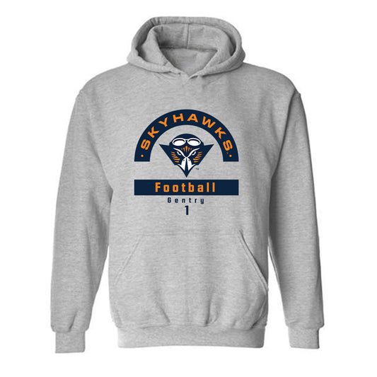 UT Martin - NCAA Football : John Gentry - Classic Fashion Shersey Hooded Sweatshirt-0