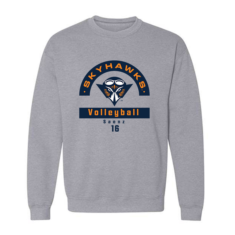 UT Martin - NCAA Women's Volleyball : Mia Saenz - Classic Fashion Shersey Crewneck Sweatshirt-0