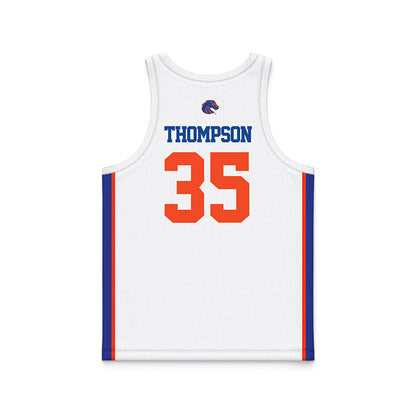 Boise State - NCAA Women's Basketball : Keirra Thompson - White Basketball Jersey-1