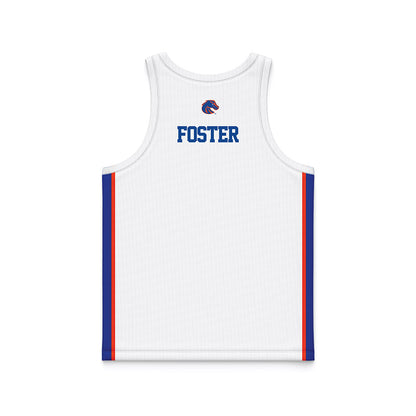 Boise State - NCAA Women's Basketball : Grace Foster - White Basketball Jersey-1