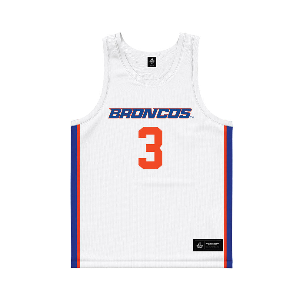 Boise State - NCAA Women's Basketball : Morgan Maldonado - White Basketball Jersey-0