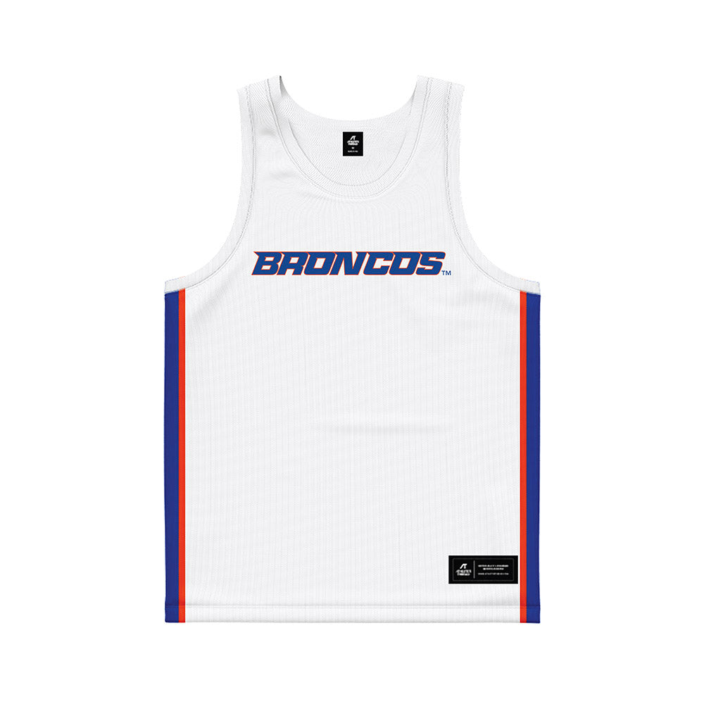 Boise State - NCAA Women's Basketball : Carlie Latta - White Basketball Jersey-0