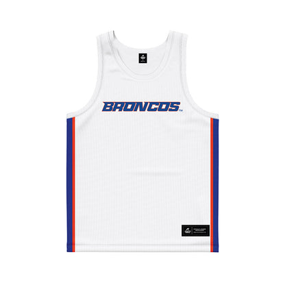 Boise State - NCAA Women's Basketball : Carlie Latta - White Basketball Jersey-0
