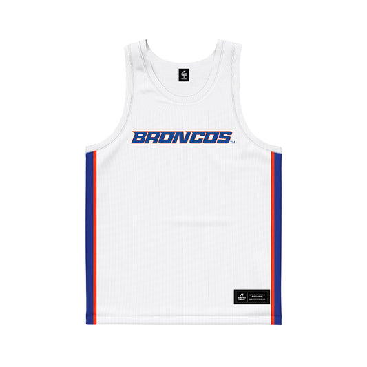 Boise State - NCAA Women's Basketball : Carlie Latta - White Basketball Jersey-0
