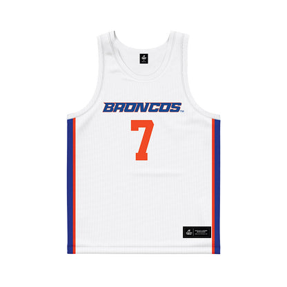 Boise State - NCAA Women's Basketball : Izzie Harms - White Basketball Jersey-0