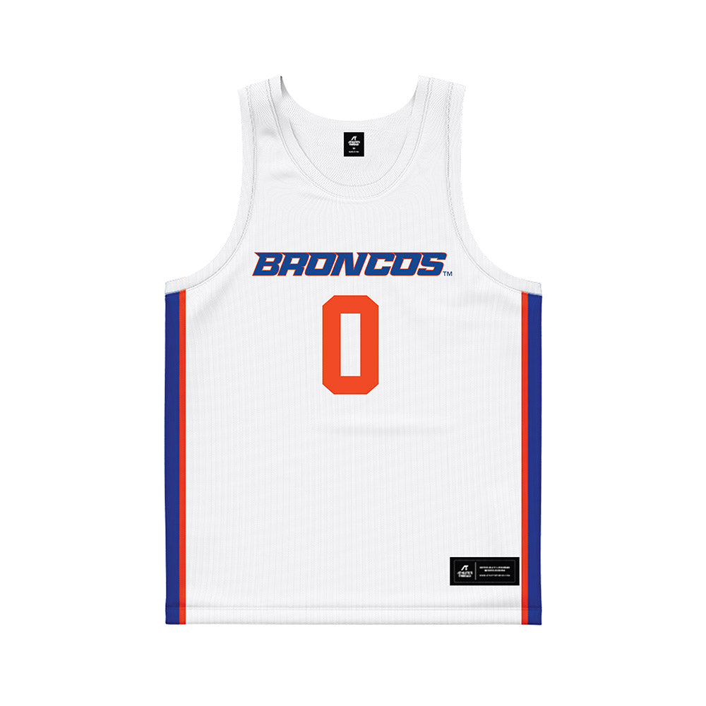 Boise State - NCAA Women's Basketball : Carlie Latta - White Basketball Jersey-0