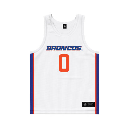 Boise State - NCAA Women's Basketball : Carlie Latta - White Basketball Jersey-0