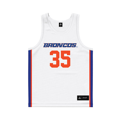 Boise State - NCAA Women's Basketball : Keirra Thompson - White Basketball Jersey-0