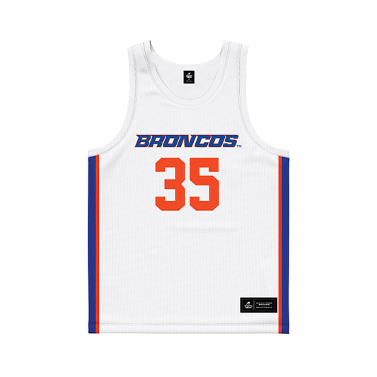 Boise State - NCAA Women's Basketball : Keirra Thompson - White Basketball Jersey-0