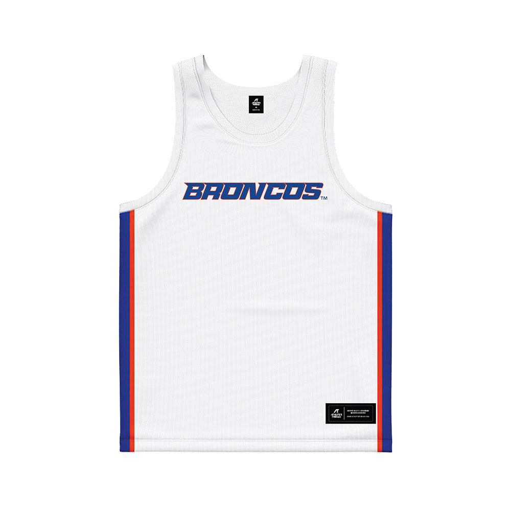 Boise State - NCAA Women's Basketball : Grace Foster - White Basketball Jersey-0