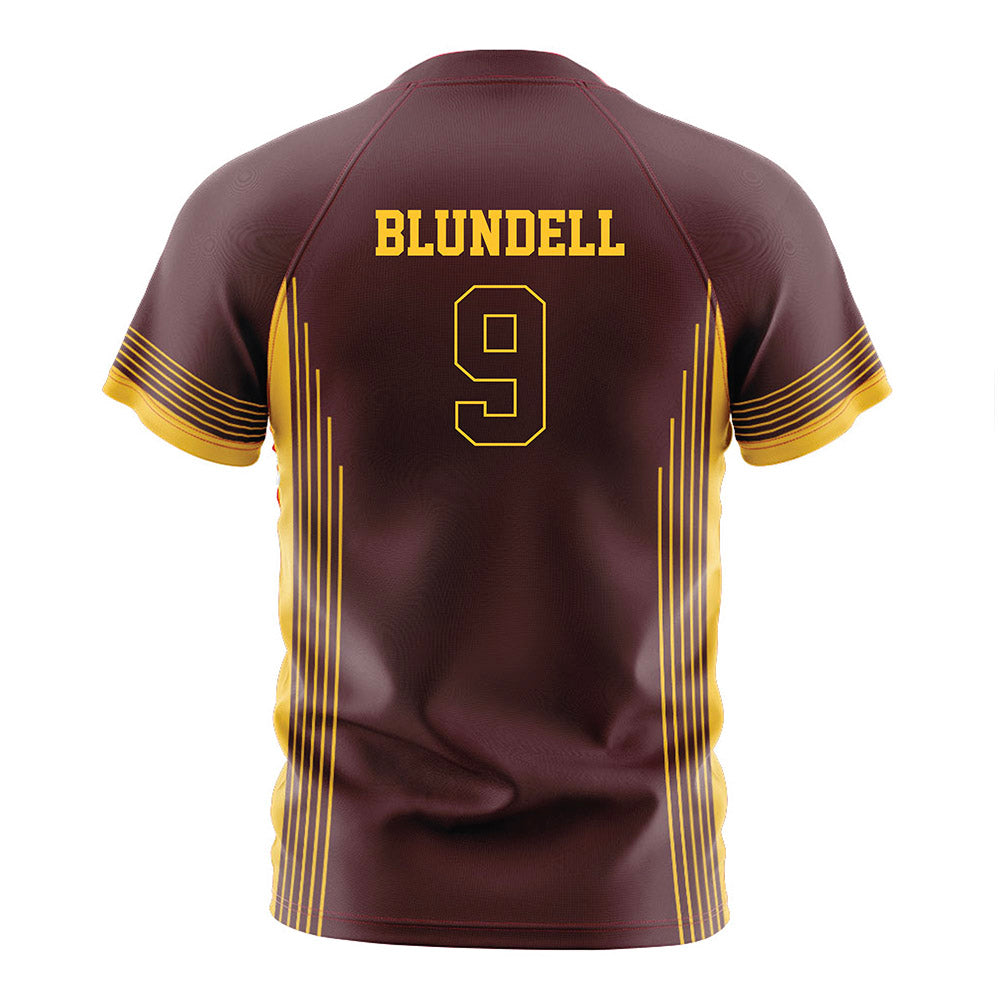 Arizona State - NCAA Women's Soccer : Kierra Blundell - Maroon Soccer Jersey
