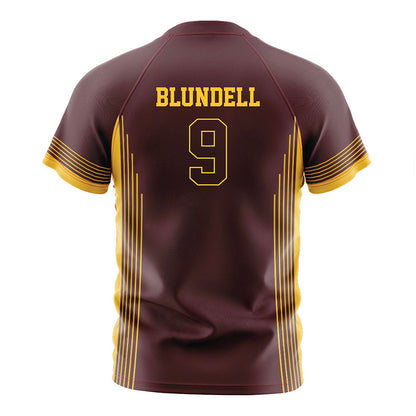 Arizona State - NCAA Women's Soccer : Kierra Blundell - Maroon Soccer Jersey