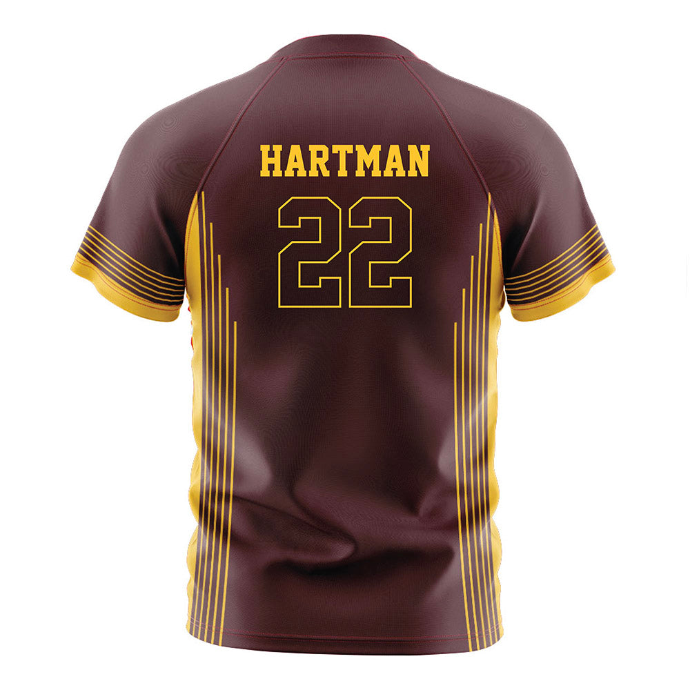 Arizona State - NCAA Women's Soccer : Oona Hartman - Maroon Soccer Jersey-1