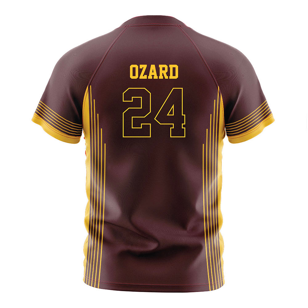 Arizona State - NCAA Women's Soccer : Katherine Ozard - Maroon Soccer Jersey-1