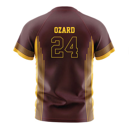 Arizona State - NCAA Women's Soccer : Katherine Ozard - Maroon Soccer Jersey-1