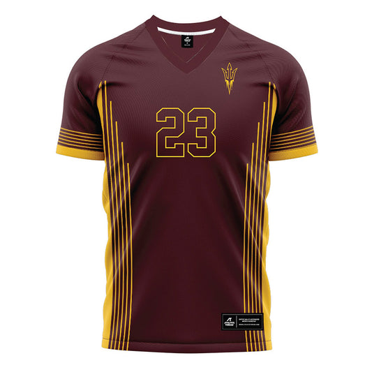 Arizona State - NCAA Women's Soccer : Emmie Ennis - Maroon Soccer Jersey-0