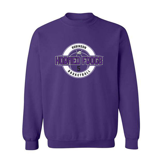TCU - NCAA Men's Basketball : Micah Robinson - Classic Fashion Shersey Crewneck Sweatshirt