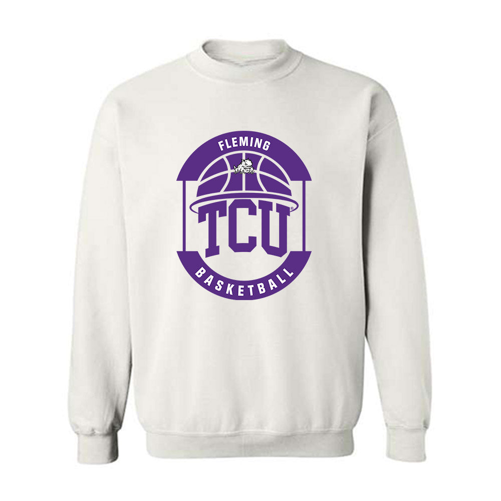 TCU - NCAA Men's Basketball : Samuel Fleming - Classic Fashion Shersey Crewneck Sweatshirt-0