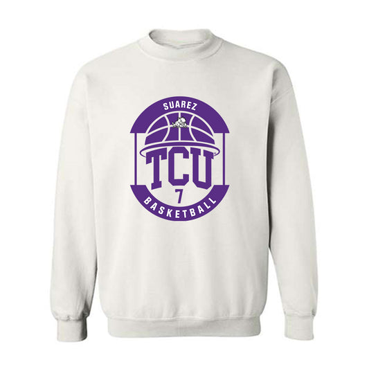 TCU - NCAA Women's Basketball : Marta Suarez - Classic Fashion Shersey Crewneck Sweatshirt-0
