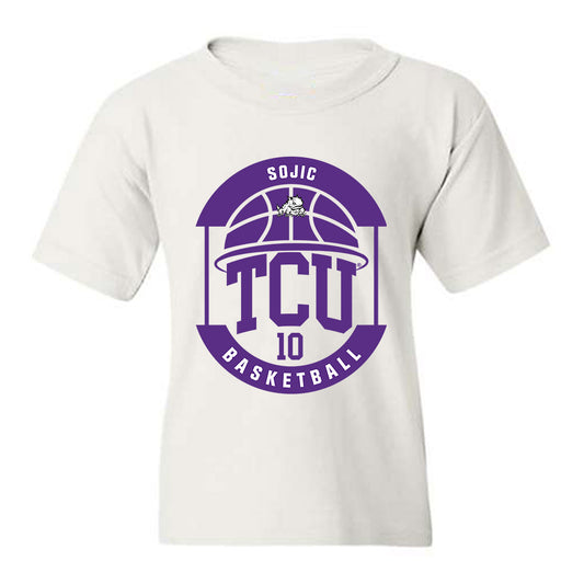 TCU - NCAA Men's Basketball : Milos Sojic - Classic Fashion Shersey Youth T-Shirt-0