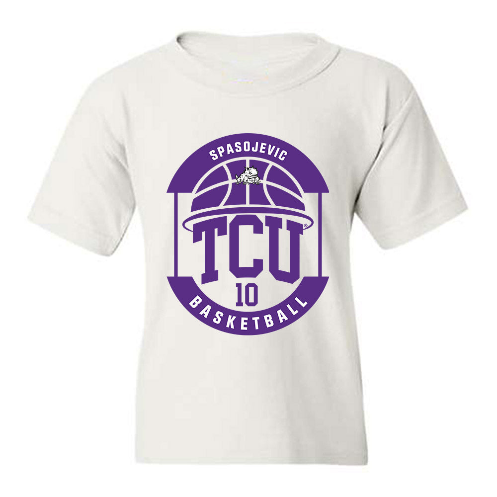TCU - NCAA Men's Basketball : Milos Spasojevic - Classic Fashion Shersey Youth T-Shirt-0