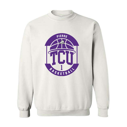 TCU - NCAA Men's Basketball : Jayden Pierre - Classic Fashion Shersey Crewneck Sweatshirt-0