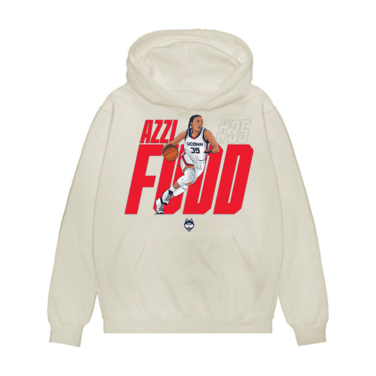 UConn - NCAA Women's Basketball : Azzi Fudd - Premium Hooded Sweatshirt-0
