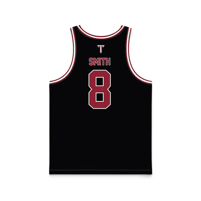 Troy - Men's Basketball Alumni : Brant Smith - Black Basketball Jersey-1