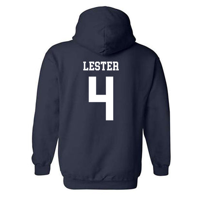 Virginia - NCAA Women's Basketball : Eris Lester - Classic Shersey Hooded Sweatshirt-1