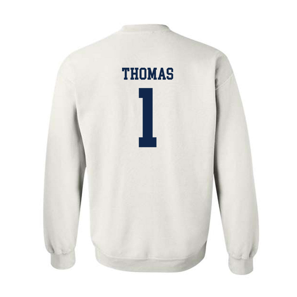 Virginia - NCAA Men's Basketball : Malik Thomas - Classic Shersey Crewneck Sweatshirt-1
