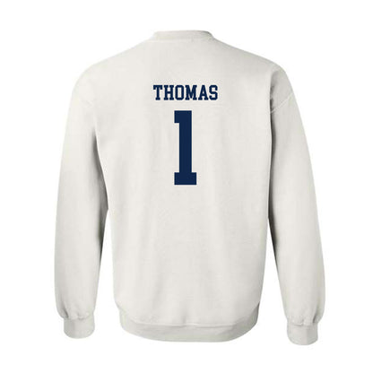 Virginia - NCAA Men's Basketball : Malik Thomas - Classic Shersey Crewneck Sweatshirt-1