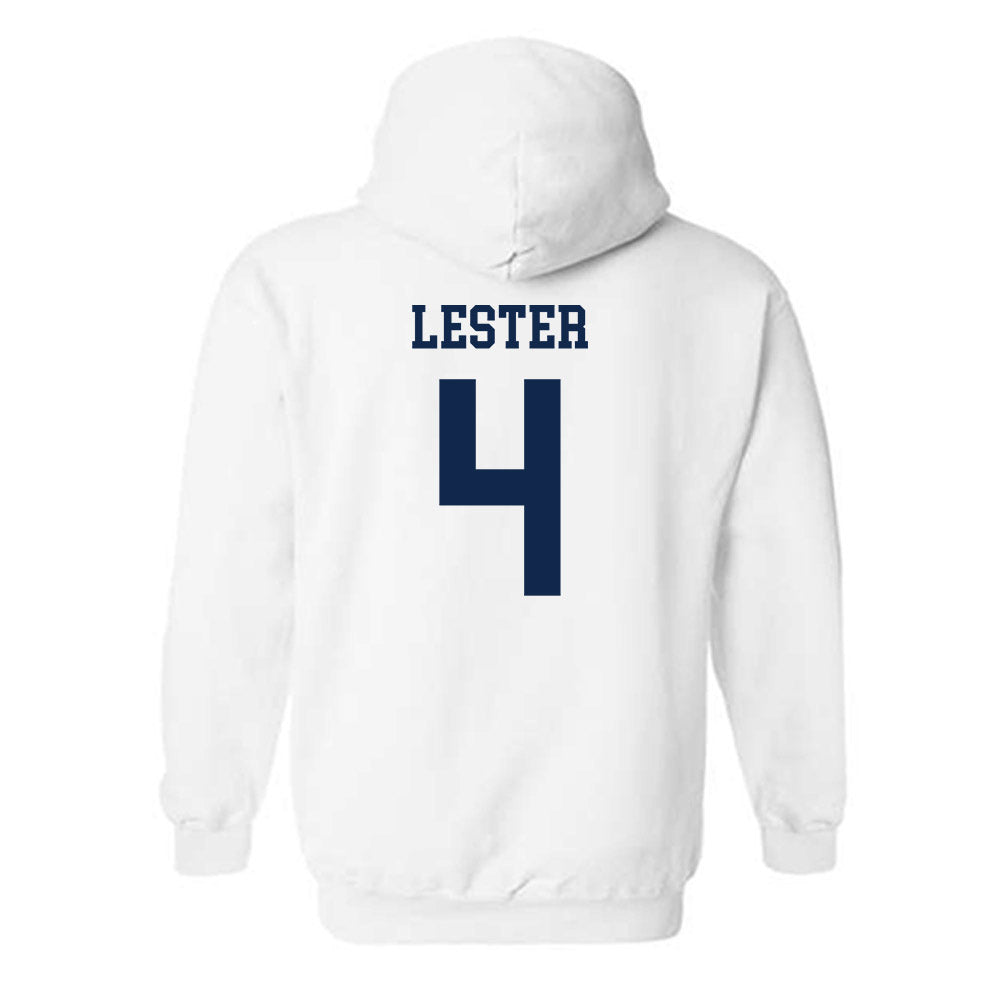Virginia - NCAA Women's Basketball : Eris Lester - Classic Shersey Hooded Sweatshirt-1