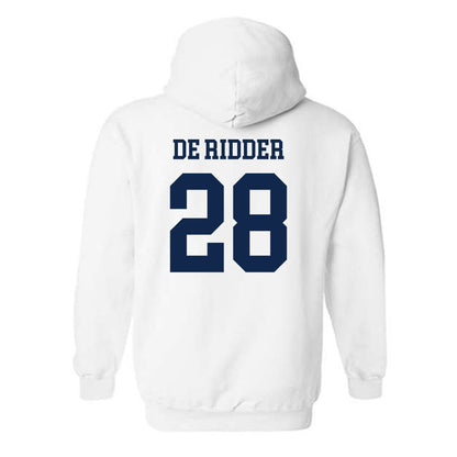 Virginia - NCAA Men's Basketball : Thijs De Ridder - Classic Shersey Hooded Sweatshirt-1
