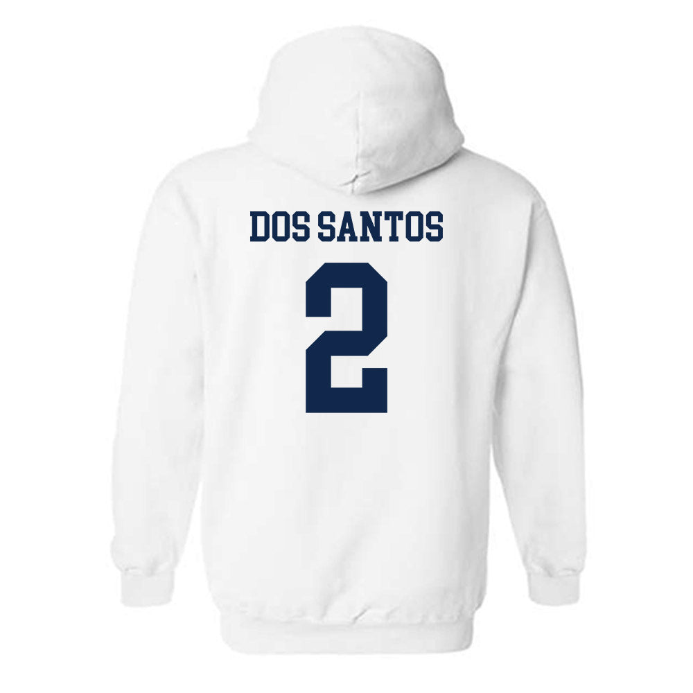 Virginia - NCAA Women's Basketball : Raiane Dos Santos - Classic Shersey Hooded Sweatshirt-1