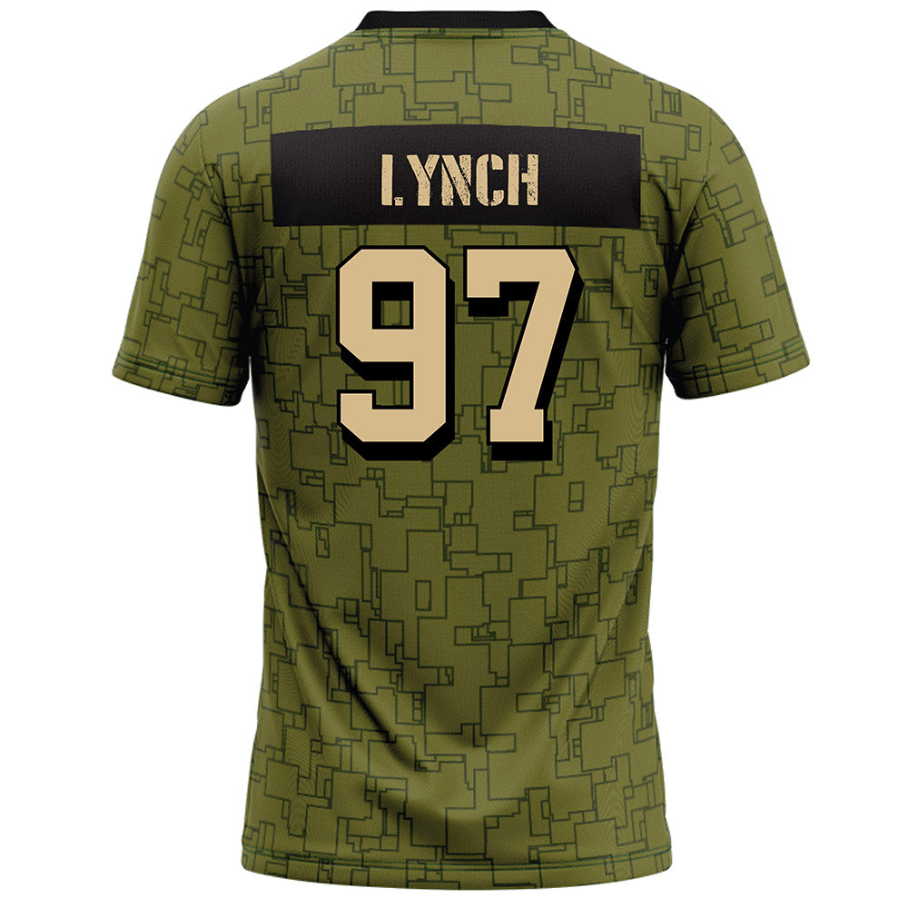 Hawaii - NCAA Football : Jordan Lynch - Green Camo Football Jersey-1