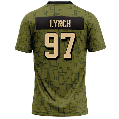 Hawaii - NCAA Football : Jordan Lynch - Green Camo Football Jersey-1