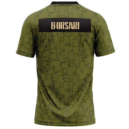 Hawaii - NCAA Football : Hudson Borsari - Green Camo Football Jersey-1